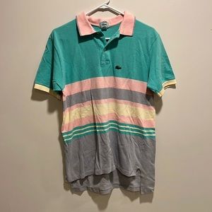 Vintage Lacoste shirt striped